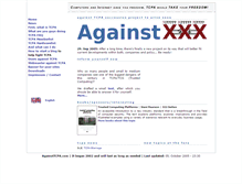 Tablet Screenshot of againsttcpa.com